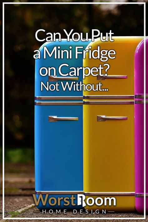 Can You Put a Mini Fridge on Carpet? Not Without... Mini Fridge Makeover, Fridge Makeover, Diy Classroom, Red Rooms, Netflix And Chill, Mini Fridge, Cute Room Decor, Wine Fridge, Interior Design Inspiration