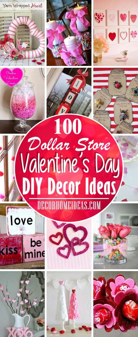 Hearts Quotes Valentines Day, Pinterest Valentines, Saint Valentin Diy, Valentines Bricolage, Diy Valentines Day Wreath, Valentine Wreath Diy, Valentine Centerpieces, Valentine's Day Decorations, Diy Valentine's Day Decorations