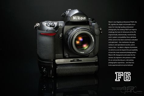 John B. Crane - Photographer | F6 (+35mm) | INTERMISSION: Nikon F6 35mm film camera, Glamour Shot Nikon Film Camera, Nikon D4, Nikon 50mm, Camera Collection, Kodak Camera, Nikon D700, Pinterest Photography, Antique Cameras, John B