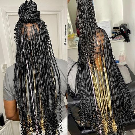 Goddess Peekaboo Knotless Braids, Peekaboo Goddess Braids, Peekaboo Knotless, Braids Aesthetic, Braiding Hair Extensions, Hair Business, Single Braids, Bob Braids, Blonde Braids