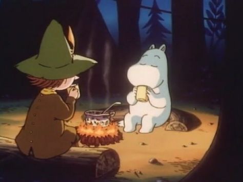 Moomin Cartoon, The Moomins, Cosy Autumn, Illustration Photoshop, Moomin Valley, Fun To Draw, Art Fanart, Autumn Aesthetic, Creative Inspiration