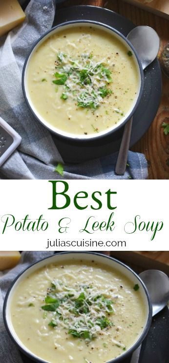 Potatoe Leek Soup Recipe, Potato And Leak Soup, Leek Potato Soup, Potato And Leek Soup, Leek Potato, Leeks Soup Recipes, Cream Soup Recipes, Leek Recipes, Recipes Potato