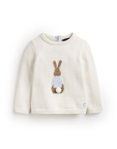 Joules Ivy Baby Girls Official Peter Rabbit™ Collection Intarsia Knitted Jumper CREAM PETER RABBIT Knitting Intarsia, Boys Rain Boots, Girls Rain Boots, Joy Baby, Rabbit Collection, Target Baby, Tokyo Street Fashion, Unisex Clothes, Ivory Sweater