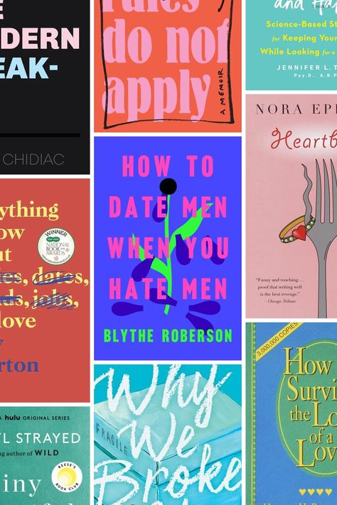 22 Books About Breakups Books About Moving On, Books On Heartbreak, Books To Heal From A Breakup, Books After Breakup, Breakup Books To Read, Books About Breakups, Books For Breakups, Books To Read After A Breakup, Break Up Books