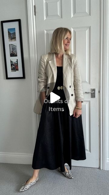 Claire Lopez on Instagram: "🙋‍♀️Is your wardrobe full of one off pieces or actual outfits?  The way to solve this is to make sure you have enough variety:   ✔️ In accessories - bags/jewellery etc  ✔️ Footwear   ✔️ Outerwear/other layers   When you have the right pieces and enough variety in these three areas then you’ll find creating different outfits much easier and your wardrobe will work harder for you 👌  Dress @lawandcostores linked in their highlight   Leather jacket old @allsaints  Camo jacket old @topshop  Black blazer old @warehouseuk  Linen blazer old @mango  Stripe cardi jacket @goelia_official   Sweatshirt @wardrobe44_shop  Waistcoat and yellow tee @elevenloves.co.uk quote LOPEZ15 for 15% off all full price  Cashmere knit old @ukgap   Footwear all old apart from trainers @tlme Black Linen Blazer Outfit, Linen Jacket Outfit, Striped Blazer Outfit, Linen Blazer Outfit, Paid Partnership, Yellow Tees, Work Harder, Camo Jacket, Linen Jacket