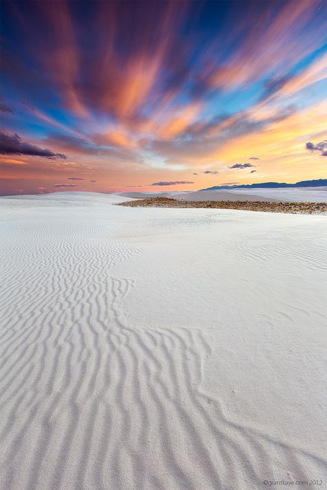 Ripples in the Sky, White Sands National Monument, near Alamogordo, New Mexico, Arizona White Sands National Monument, Colorful Clouds, Land Of Enchantment, Secret Places, National Monuments, White Sand, Pretty Places, Wyoming, Nebraska