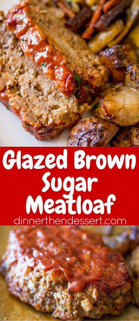 Brown Sugar Meatloaf Glaze, Oatmeal Meatloaf, Ritz Cracker Meatloaf Recipe, Meatloaf Glaze Recipe, Brown Sugar Meatloaf, Tasty Meatloaf Recipe, Meatloaf Glaze, Delicious Meatloaf, Classic Meatloaf