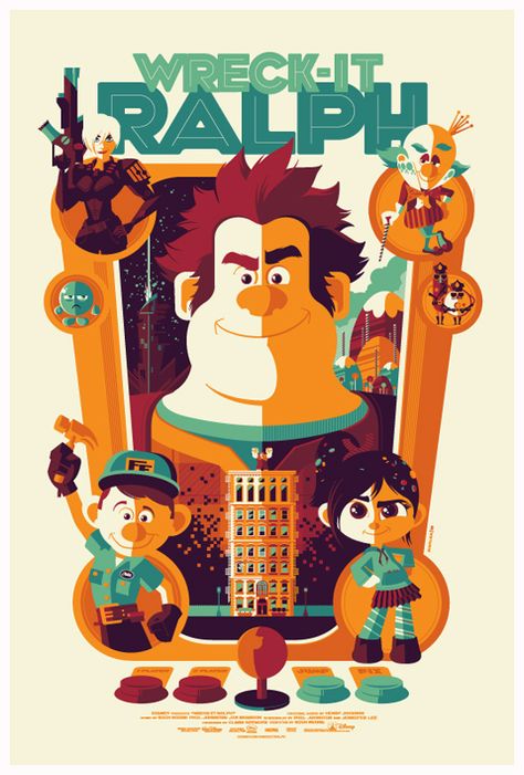 Great movie posters from Tom Whalen - Articles - Vectorboom Movie Vector, Google Wallpaper, Tom Whalen, Mondo Posters, Disney Poster, Disney Movie Posters, Art Geek, Animation Disney, Vector Poster