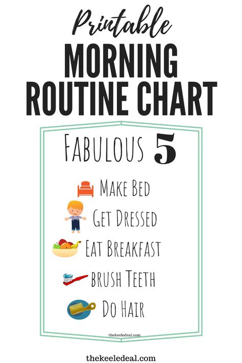 Printable kids morning routine chart - 5 steps to get ready for the day each morning Kids Morning Routine Chart Printables, Kids Morning Routine Chart, Morning Routine For Kids, Kids Morning Routine, Free Kids Printables, Morning Routine Chart, Simple Morning Routine, Morning Routine Kids, Routine For Kids