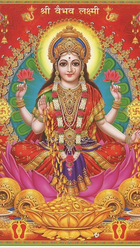 Laxmi Mata Drawing, Laxmi Goddess Wallpapers, Ramadan Painting, Laxmi Images, Religion Drawing, Mata Drawing, Ma Lakshmi, Laxmi Mata, Maa Laxmi