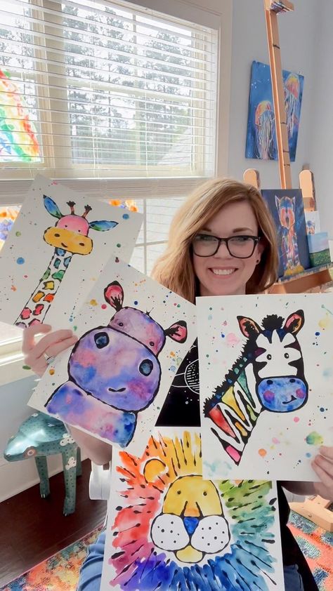 andrea.nelson.art on Instagram: There is no end to the goth glue content in sight 😂 #gothglue #zebraart #zebra #easywatercolor #easyart #homeschoolart #kidart… Prek 4 Art Projects, 2nd Art Projects, Watercolor Art Kindergarten, Goth Glue Art, Goth Glue Watercolor, Elementary Spring Art Projects, Black Glue Art Projects For Kids, Kindergarten Art Projects Easy, Kinder Art Projects