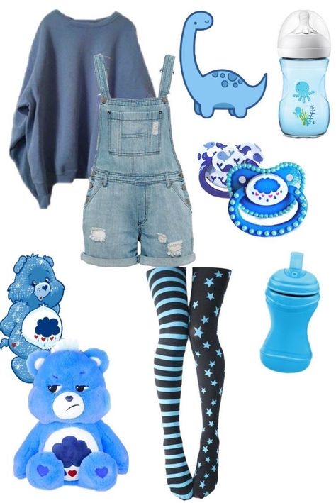 Age Regressing Aesthetic Boy, Little Boy Space Aesthetic, Little Outfits Space, Littlespacecore Outfits Boy, Little Spaces Ideas Outfits, Age Reggresion Outfits, Little Spaces Ideas, Agere Art, Kid Core Outfits