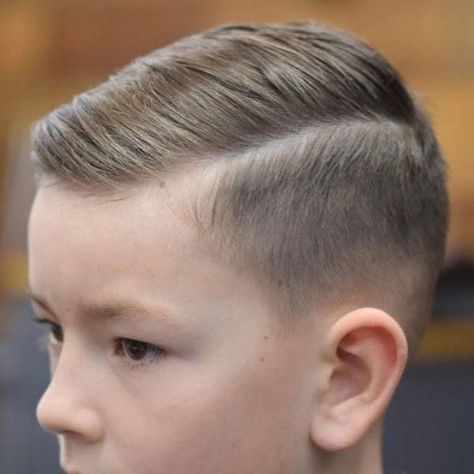 Kids Side Part Fade Haircut - Best Boys Fade Haircuts: Cool Taper Fade Haircuts For Kids - Low, Mid, High, Bald, Skin, Taper, Undercut Fades For Little Boys #boyshair #boyshaircuts #kidshaircuts #fade #boysfade #boysshorthair Little Boy Fade Haircut, Boy Fade Haircut, Kids Fade Haircut, High Top Haircut, Boys Fade Haircut, Low Taper Fade Haircut, Short Hair For Boys, High Fade Haircut