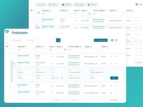 Desain Ux, Dribbble Design, Ui Design Dashboard, Data Dashboard, Data Table, Data Design, Ui Design Website, Dashboard Ui, List Design