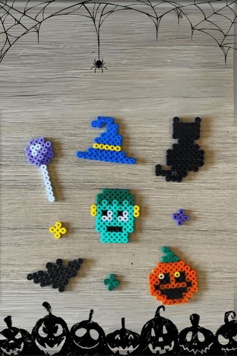 This Halloween Fuse Bead Pattern template is perfectly designed for a transparent 29 x 29 peg board, allowing you to follow the spooky design bead by bead. Just line up the peg board with the printed pattern and away you go! This printable template includes a range of mini Halloween-themed designs including a wizard's hat, a bat, a pumpkin, a lollypop, a cat, some sparkles and Frankensteins' Monster. You could make all the designs or choose just one or two. The choice is yours! Special Educational Needs, Fuse Bead Patterns, Motor Skills Activities, Fine Motor Skills Activities, Spooky Designs, Fuse Beads, Peg Board, Fine Motor, A Pumpkin