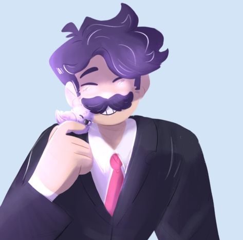 Mumbo Jumbo Fanart Minecraft, Mumbojumbo Fanart, Mumbo Jumbo X Grian Fanart, Mumbo Fanart, Mumbo Jumbo Fanart, Minecraft Rp, Mustache Man, 3rd Life, Hermit Craft