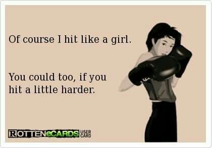 Hit like a girl! Jiu Jutsu, Inspiration Workout, Pencak Silat, Ju Jitsu, Fit Girl Motivation, Like A Girl, Krav Maga, Martial Artist, Gym Humor