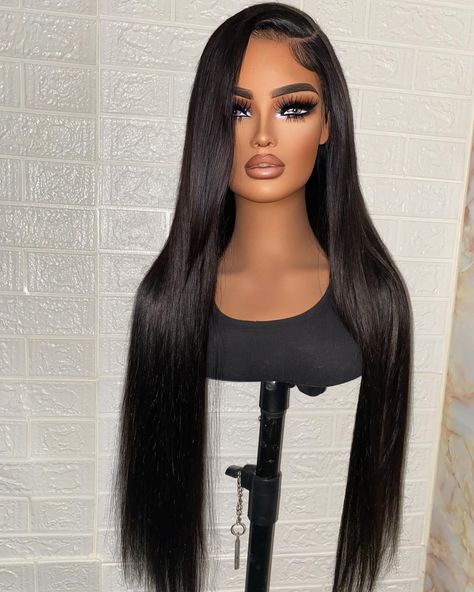 Custom Unit: NAOMI deep side part 28” 5x5 HD UNIT Price: $575 ($100 deposit) Turnaround: 5 days minimum 48 hr express service: $50 fee Hair: Raw Indian luxe wave 28” with 18” 5x5 HD closure Books are now open for custom orders! 💕 Click the link in bio to secure your look!! ALL Custom signature units include: ✅Custom machine made ✅Tailored to fit clients head measurements ✅Premium Bundles & HD lace included ✅Glue-less/easy install Skip the salon chair and book one of our tailored ... 5x5 Closure Wig Hairstyles, Silky Straight Hair, Home Hair Salons, Deep Side Part, Frontal Wig Hairstyles, Custom Signature, Hd Lace Wig, Kings Park, Beautiful Wigs