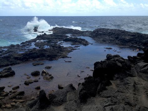 11 Little Known Swimming Spots In Hawaii That Will Make Your Summer Awesome Olivine Pools Maui, Waterfall Swimming, Tide Pools, Swimming Holes, Hawaiian Islands, Maui, Hawaii, Swimming, Pool