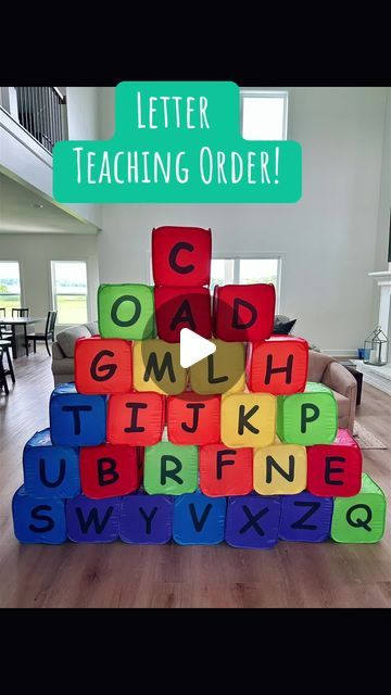 Preschool Vibes on Instagram: "Discover the strategic letter order I utilize in my preschool classroom, inspired by the Orton-Gillingham approach to teaching the alphabet. In this video, I demonstrate the sequence using the versatile Everything Blocks, which are foldable and non-destructive, making them perfect for educational settings. These blocks not only aid in teaching but also engage children in a tactile learning experience. If you're interested in incorporating Everything Blocks into your learning environment, you can purchase them at everythingblocks.com. Don't forget to use the code "Jess20" to receive a 20% discount on your order. Join me as I show you how to effectively introduce the alphabet in a way that supports early literacy development." Preschool Vibes, Tactile Learning, Orton Gillingham, Arts Ideas, Alphabet Activities Preschool, Teaching The Alphabet, Letter Activities, Homeschool Activities, Teaching Aids