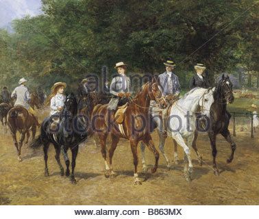 Heywood Hardy, Morning Ride, Horse Vintage, Equestrian Decor, Horse Equipment, Equestrian Art, Giclee Painting, Equine Art, Old Paintings