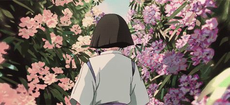 Aesthetic Anime Gifs, Gifs Anime, Chihiro Y Haku, Stock Design, Ghibli Artwork, Aesthetic Gifs, Banner Designs, Ghibli Studio, Studio Ghibli Movies