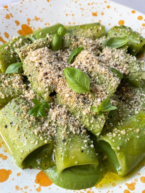 Cashew Parm With Super Green Pasta — Bunch Super Green Pasta, Fennel Pasta, Comfort Pasta, Green Pasta, Weekday Meals, Small Food Processor, Super Greens, Mixed Greens, In A Jar