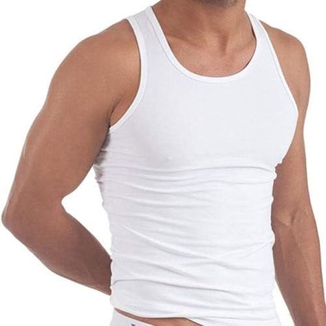 Men's 100% Cotton Singlet Sleeveless Vests Bodybuilding Training Gym Tank Tops Basic Plain Colour Casual Undershirt (S- White). : Amazon.co.uk: Fashion Basketball Tank Tops, Gym Vests, Summer Gym, Gym Outfit Men, Mens Workout Shirts, Mens Vests, Cotton Vest, Bodybuilding Training, Vest White