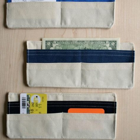 Men need something strong to carry around their cash and cards. Surprise your husband with a Summertime Fabric Wallet that you sewed all by yourself. Retail items from the store can come at a high price. You can save some money by making DIY gifts for men like this fabric wallet. The sewing tutorial will show you how to make a fabric wallet that your husband will love to show off. Choose your husband's favorite colors to sew him a gift he won't be able to wait to use. Fabric Wallet Pattern, Free Wallet Sewing Patterns, Diy Wallet Mens, Diy Wallet Tutorial, Diy Wallet Pattern, Wallet Pattern Free, Surprise Your Husband, Wallet Sewing Pattern, Sew Wallet