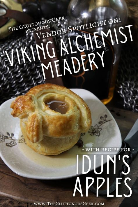 Viking Alchemist Meadery | Idunn's Apples - The Gluttonous Geek Yule Recipes, Skyrim Food, Viking Food, Medieval Recipes, Geek Food, Ancient Recipes, Norwegian Food, Scandinavian Food, Swedish Recipes