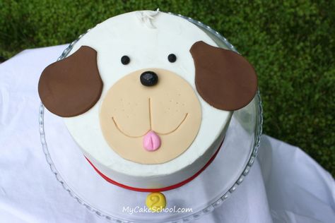 This puppy cake is sure to be a crowd-pleaser and the tutorial Melissa provides is excellent. I subscribe to her website - My Cake School. Now I need to see if she has Pinterest boards too. ;-) Face Cake, Animal Birthday Cakes, Puppy Cake, Animal Cakes, Dog Cakes, Cake Blog, Puppy Birthday, Dog Cake, Puppy Face