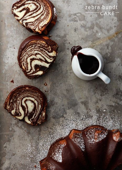 Zebra Bundt Cake-Bakers Royale Easy Bundt Cake, Cake Brownie, Zebra Cake, Bundt Cakes Recipes, Cupcake Cake, Yummy Sweets, A Cup Of Coffee, Tea Cakes, Food Cakes