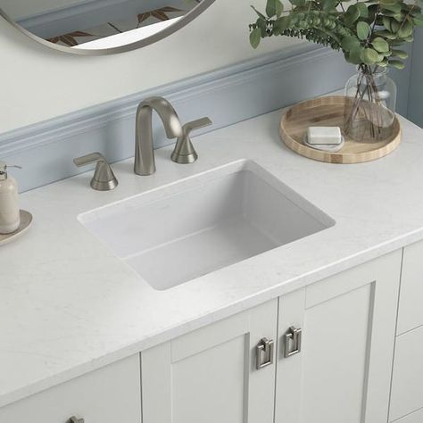 White Quartz Bathroom, 36 Inch Vanity, White Faucet, Undermount Bathroom Sink, Silver Oak, Single Sink Bathroom, Vanity Countertop, James Martin, Sink Bathroom Vanity