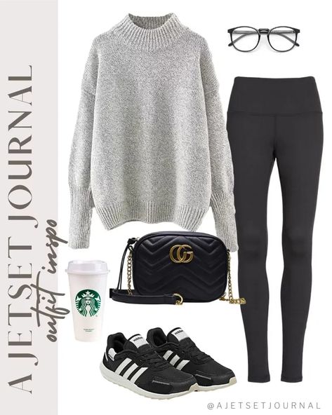 Athleisure Inspo, Outfit Ideas October, Colorado Style, Easy Outfits, Work Trip, Style Converse, Trendy Fall Outfits, Womens Crewneck, Cute Comfy Outfits