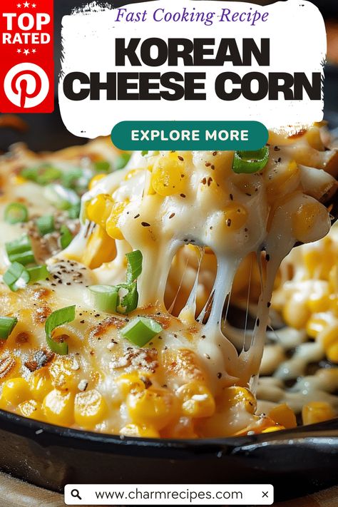 How to Make Korean Cheese Corn at Home Corn Cheese Korean, Korean Cheesy Corn, Korean Cheese Corn, Korean Corn Cheese Recipe, Korean Corn Cheese, Korean Corn, Cheese Corn, Cheesy Corn, Corn Cheese