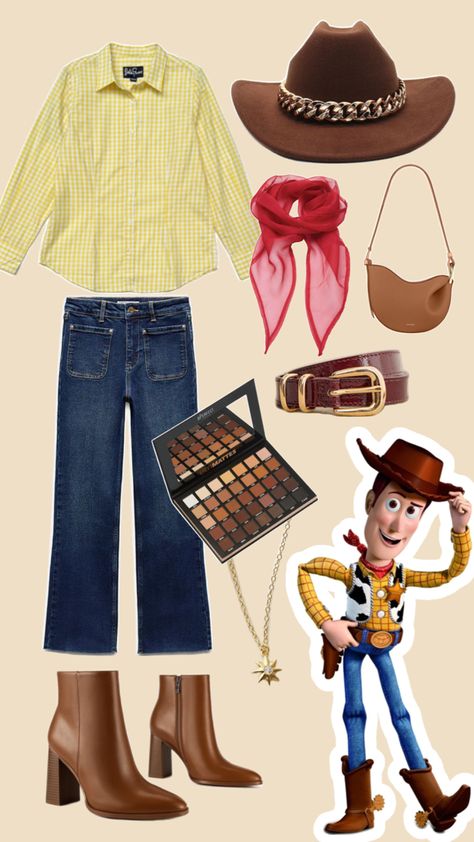 Woody Toy Story Costume, Toy Story Costumes, Outfit Disney, Disney Fits, Cowboy Costume, Disneyland Outfits, Disney Bound Outfits, Disney Bounding, Woody Toy Story