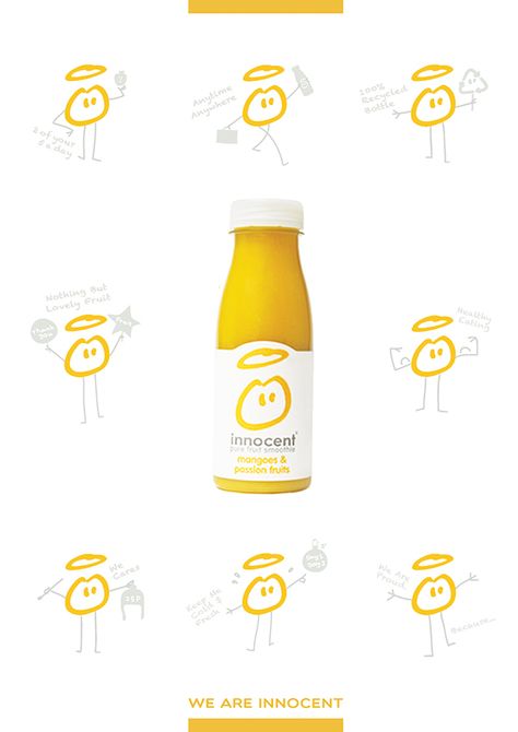 Innocent Smoothie Poster on Behance Smoothie Poster, Innocent Smoothie, Innocent Drinks, Design Practice, Marketing Collateral, Creative Advertising, Smoothie, Marketing, Drinks