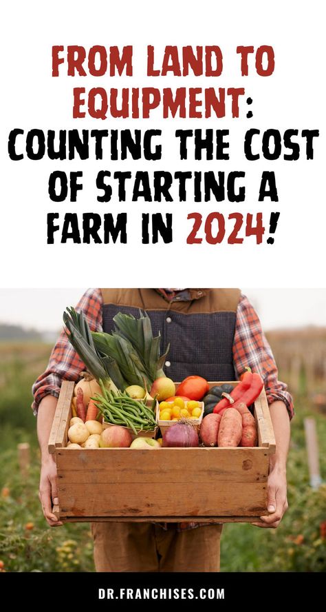 Want to start a farm? Then, you should first learn about the kinds of farms that you can start, their price, and the cost of equipment, etc. to prepare yourself. Visit our blog to have a look at the complete guide to the farming business and the costs involved in it. Starting A Farm Business, Farm Hacks, Types Of Farming, Starting A Farm, Self Sufficient Homestead, Off Grid Homestead, Farming Business, Homestead Farm, Farm Business