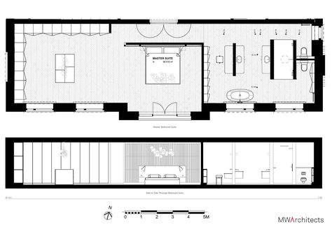 Luxury Bedroom Design Master Suite Plan, Master Suite Floor Plans, Master Suite Plans, Long Bedroom, Hampstead House, 3 Bedroom Home Floor Plans, Master Suite Design, Bedroom Layout Design, Bedroom Plan