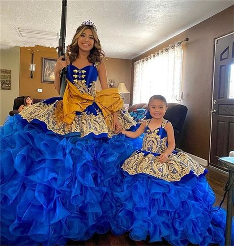 Royal Blue Quinceanera Dresses With Sleeves, Royal Blue Qinsenara Dresses, Royal Blue Charro Dress, Blue Charro Quinceanera Theme, Royal Blue Quince Dresses With Gold, 15 Dresses Quinceanera Mexican Royal Blue, Royal Blue Quinceanera Dresses Mexican, Royal Blue And Gold Quinceanera Dresses, Royal Blue And Gold Quinceanera Dresses Charro