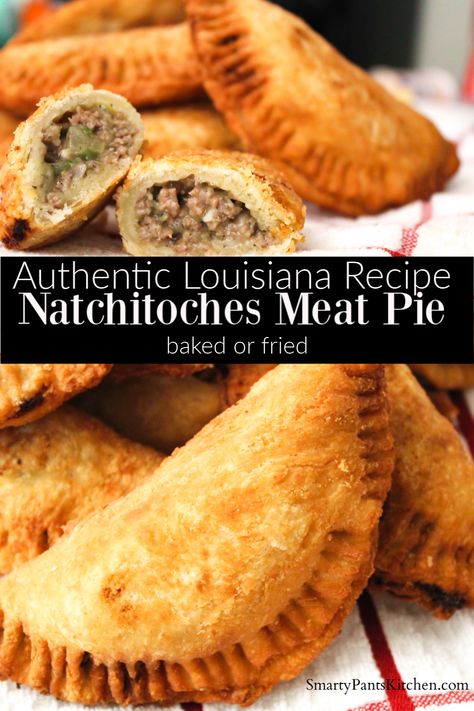 Natchitoches Meat Pie Recipe, Authentic Louisiana Recipes, Meat Pie Recipe, Hand Pie Recipes, Fried Pies, Meat Pies, Cajun Cooking, Louisiana Recipes, Creole Recipes