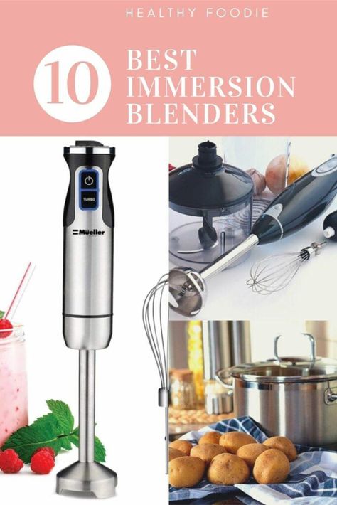 Top 10 Best Immersion Blenders | Healthy Foodie - Wellness and Healthy Living Tumeric Tea Recipe, Immersion Blender Recipes, Blender Recipe, Belgian Waffle Maker, Making Mashed Potatoes, Immersion Blender, Blender Recipes, Kitchen Must Haves, Hand Blender