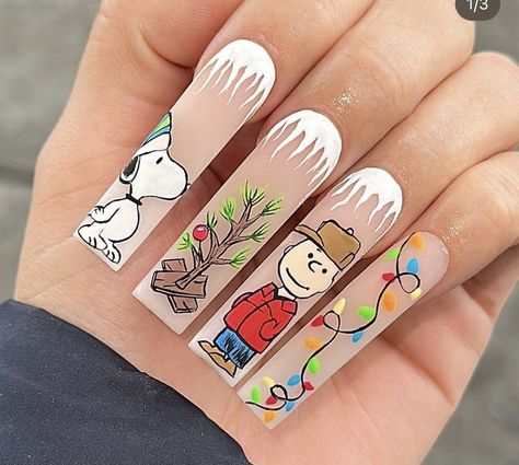 Cute Short Spring Nails, Valentines Nail Set, Short Nails For Spring, Beach Nails Art, Christmas Nail Designs Acrylic, Snoopy Nails, Acrylic Nails Yellow, Disney Acrylic Nails, Valentines Nail