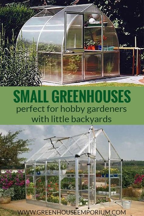 Would you like to start with greenhouse gardening but you have a lack of space in your backyard? Then our small greenhouse collection will be the perfect place to start looking. We have various greenhouses with a size of up to 65 square feet. #greenhouse #gardening #smallgreenhouse Lean To Greenhouse Kits, Greenhouse Room, Small Greenhouses, Small Greenhouse Kits, Greenhouse Diy, Plant Watering System, Greenhouse Supplies, Best Greenhouse, Tent House