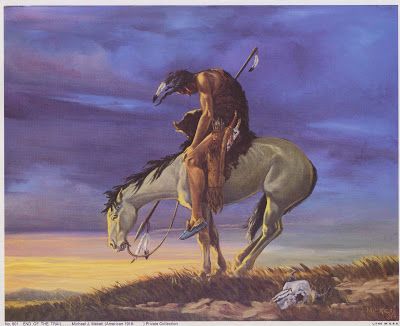 We used to have this picture hanging. American Indian Artwork, End Of The Trail, Tears Art, Indian Horses, Native American Paintings, Native American Pictures, Trail Of Tears, Native American Artwork, American Indian Art