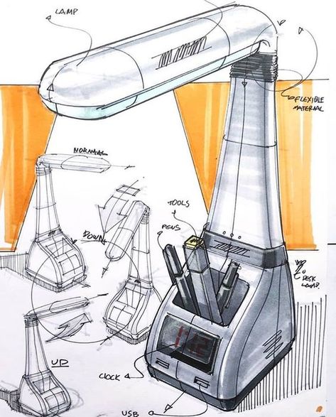 Futuristic Product Design Sketch, Creative Product Design Ideas, 工业设计 Industrial Design, Industrial Product Design Sketch, Product Design Sketch Concept, Sketch Design Product, Crockpot Recipes Soup, Octopus Drawings, Soup Crockpot Recipes