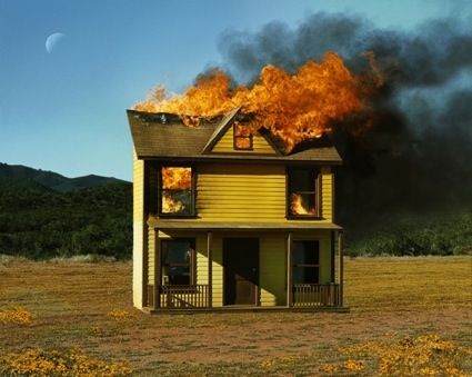 Photo by Alex Prager Alex Prager, Burning House, William Eggleston, Cindy Sherman, Photographers Gallery, Eleven Paris, Sun Valley, House Fire, Paris Photos