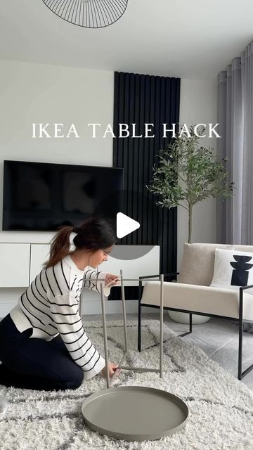 Gladom Ikea Hack, Gladom Ikea, Ikea Table Hack, Ikea Dining Table, Diy Christmas Fireplace, Ikea Table, Diy Mudroom Bench, The Whispers, Diy Ikea Hacks