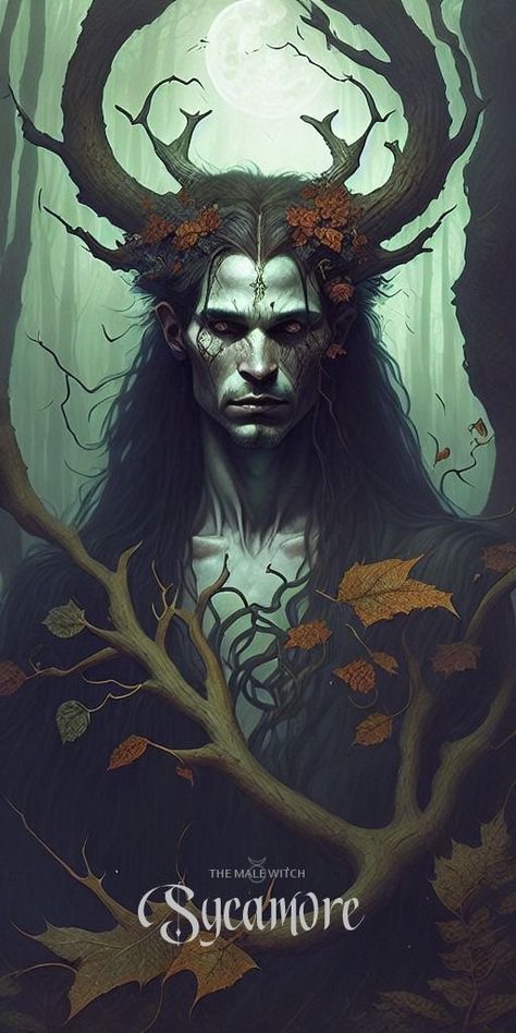 11/29/23, Birch by the Male Witch, person N/A, Age N/A, Credit unknown, Source: Pintrest Wendigo Art, Canadian Indigenous, Folklore Mythology, Faerie Aesthetic, Male Fairy, Wiccan Art, Male Witch, Native Artwork, Celtic Gods