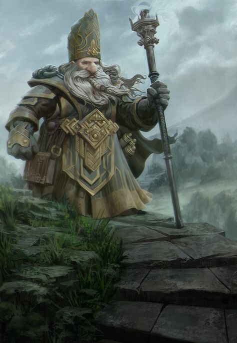 Dwarf Priest Art from SpellForce 3 #art #artwork #gaming #videogames #gamer #gameart #conceptart #illustration #dwarf Medieval Artwork, Illustration Fantasy, Fantasy Portraits, Fantasy Races, Dungeons And Dragons Characters, Warhammer Fantasy, High Fantasy, Fantasy Rpg, Fantasy Inspiration